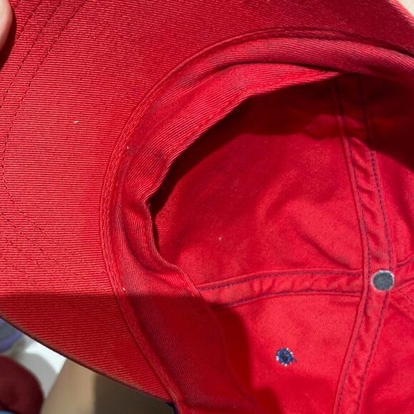 Vintage Nike Men's Navy Blue USA Soccer 5 Panel Strap Back Cap One Size - Picture 10 of 12